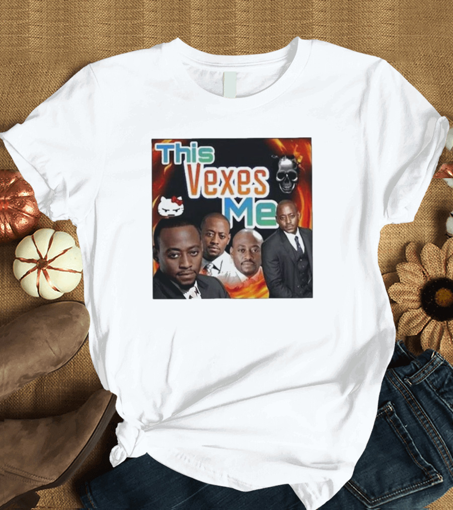 This Vexes Me Hello Kitty Skull Fire T-Shirt