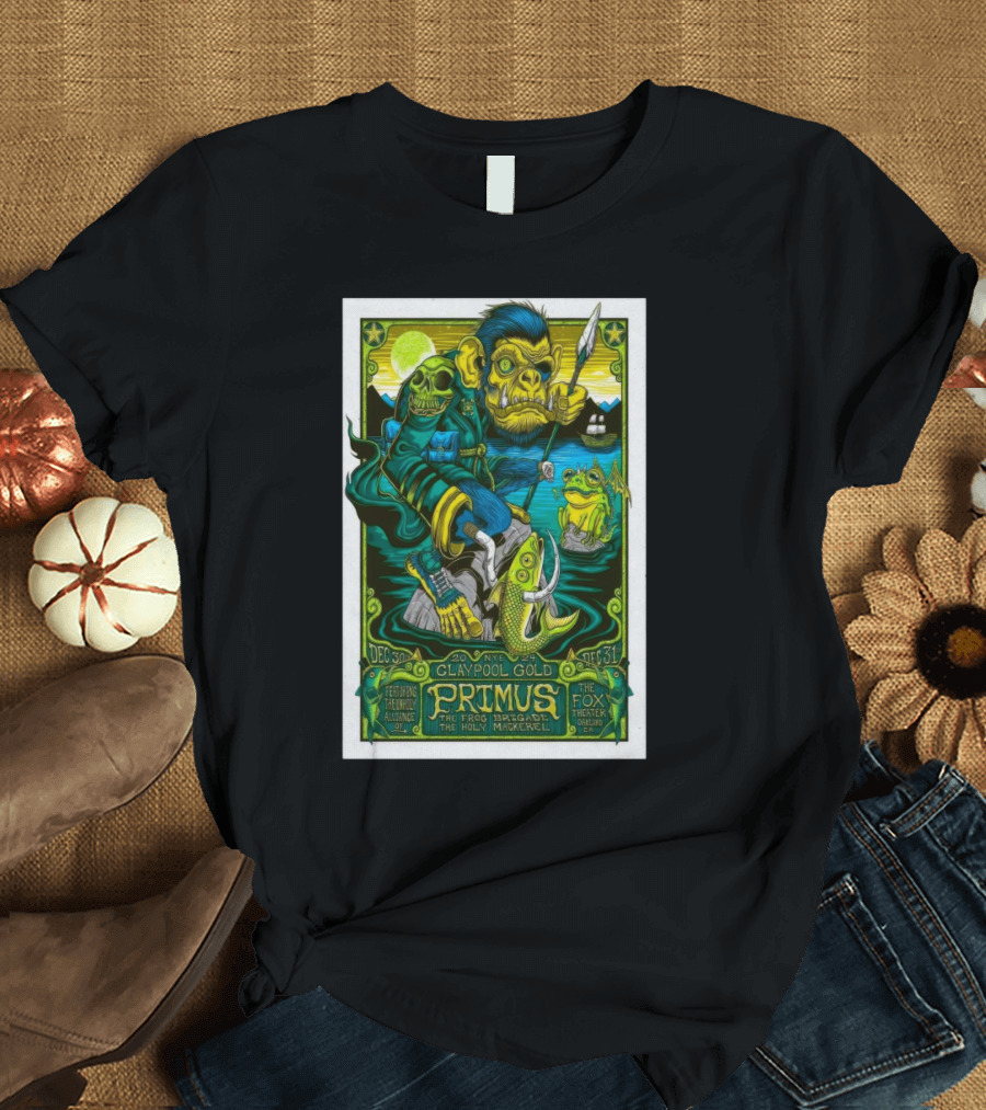 Claypool Lennon Delirium NYE Primus Frog Brigade Fox Theater Dec 30-31 T-Shirt