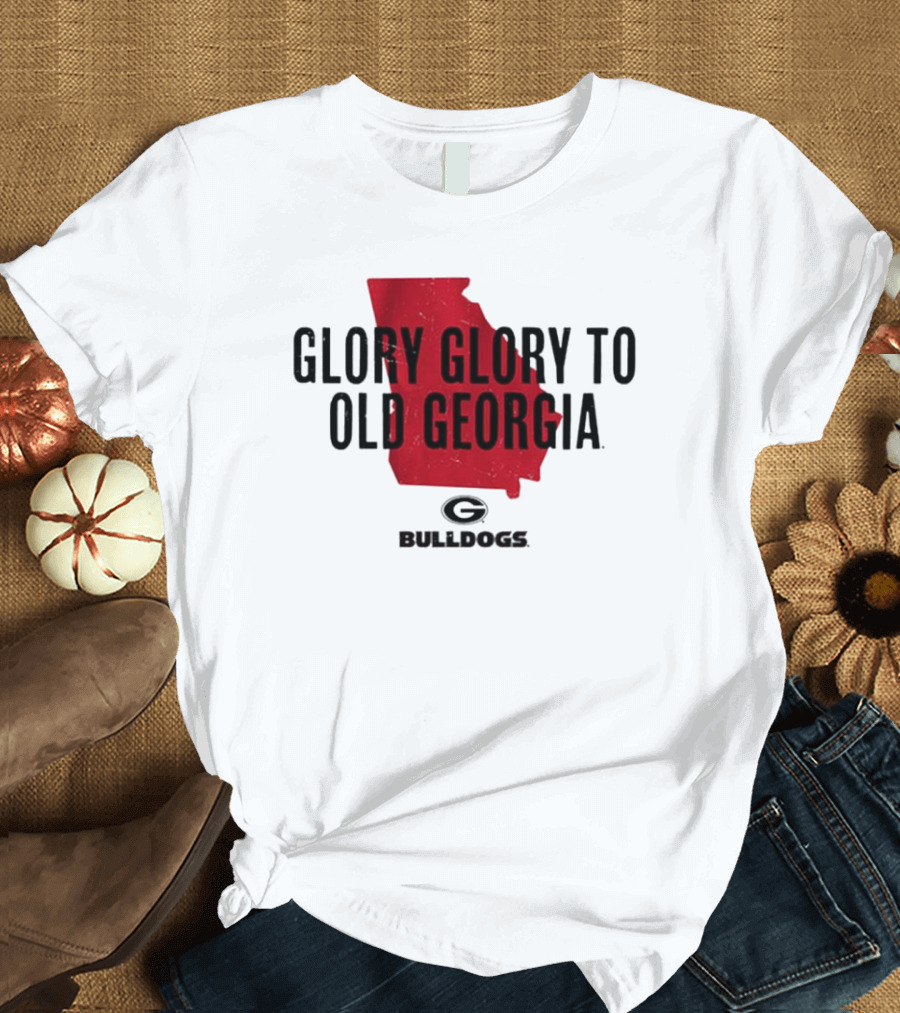 Glory Glory to Old Georgia Bulldogs NCAA T-Shirt
