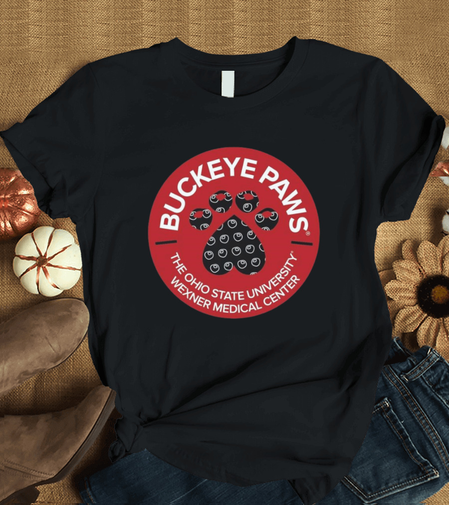 Buckeye Paws Ohio State University Wexner Medical Center T-Shirt