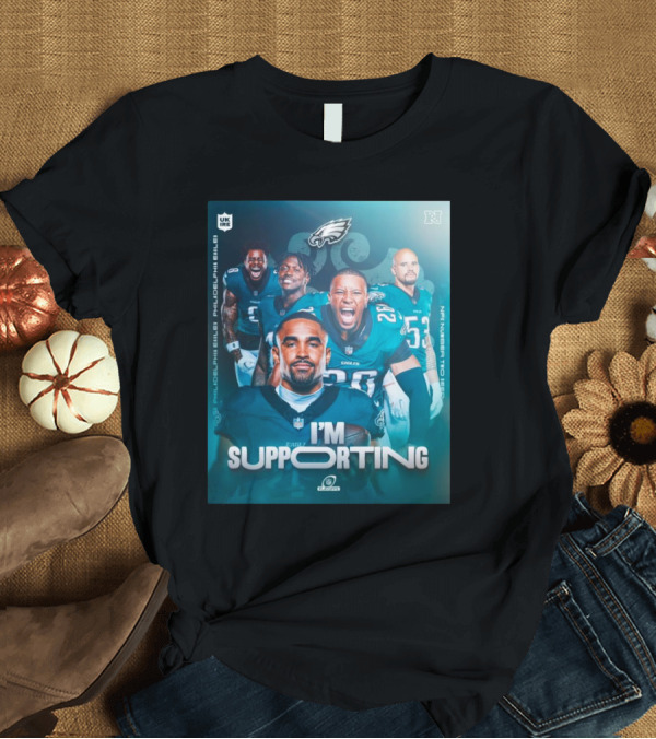 T-Shirt: Philadelphia Eagles NFC Number Two Seed NFL Playoffs 2024 I'm Supporting T-Shirt Philadelphia Eagles NFC Number Two Seed NFL Playoffs 2024 I'm Supporting T-Shirt