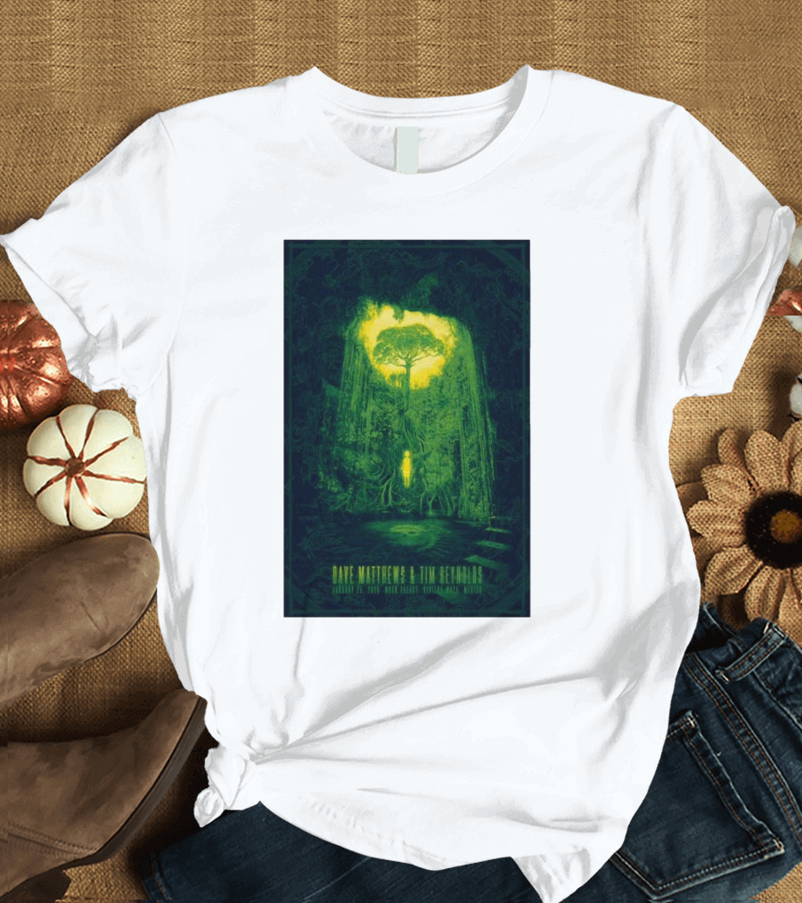 Dave Matthews Band and Tim Reynolds January 25 2025 Moon Palace Riviera Maya Mexico Forest T-Shirt