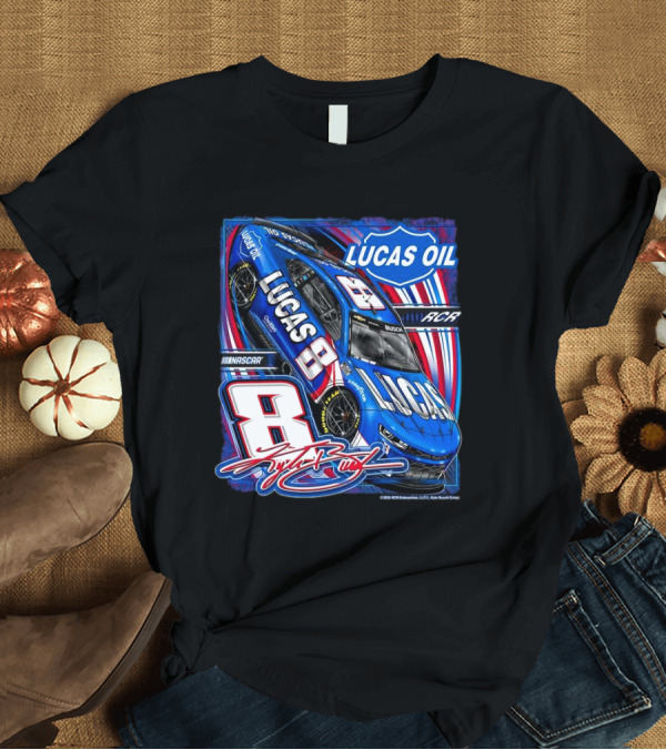 T-Shirt: Lucas Oil NASCAR Kyle Busch 8 Car Racing RCR 2025 T-Shirt Lucas Oil NASCAR Kyle Busch 8 Car Racing RCR 2025 T-Shirt
