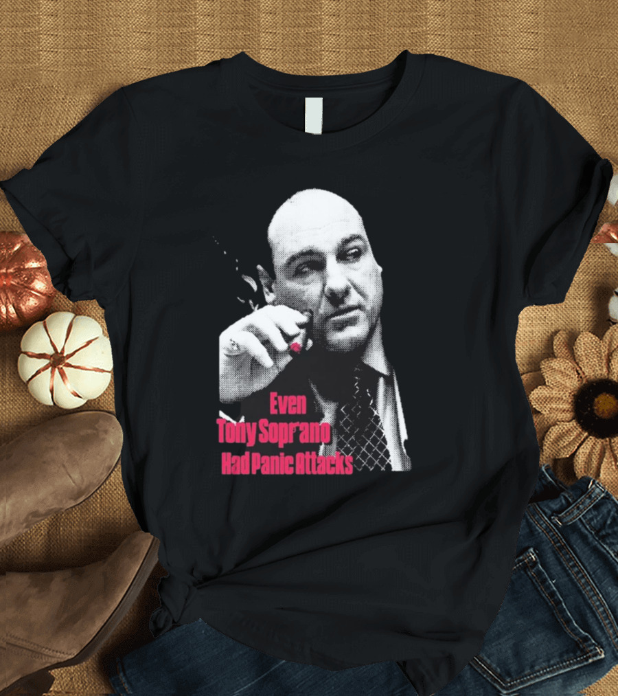 Even Tony Soprano Had Panic Attacks Iconic Image T-Shirt