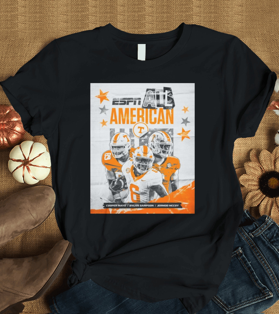 ESPN All-American Tennessee Vols Cooper Mays Dylan Sampson Jermod McCoy T-Shirt