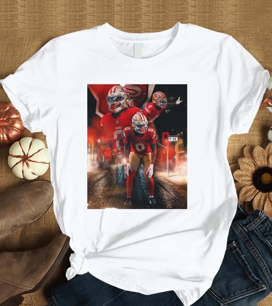 San Francisco 49ers Renardo Green NFL Football Star T-Shirt