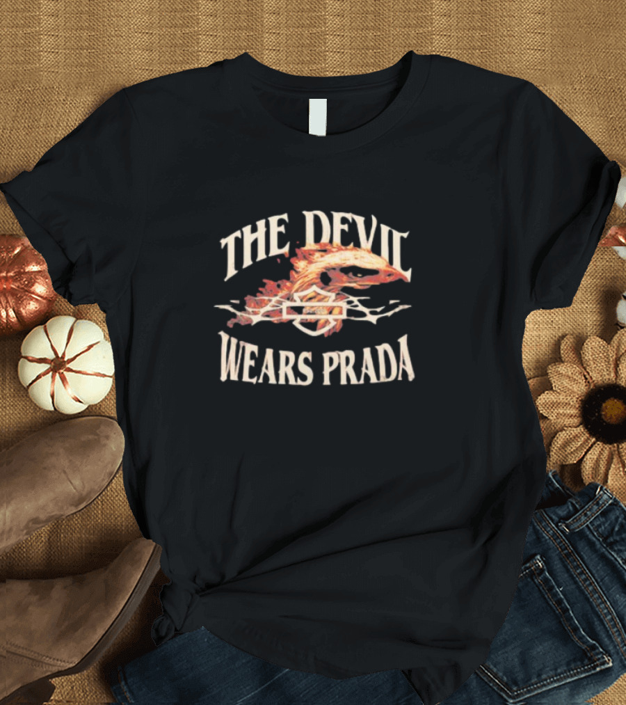 The Devil Wears Prada Harley Flames T-Shirt