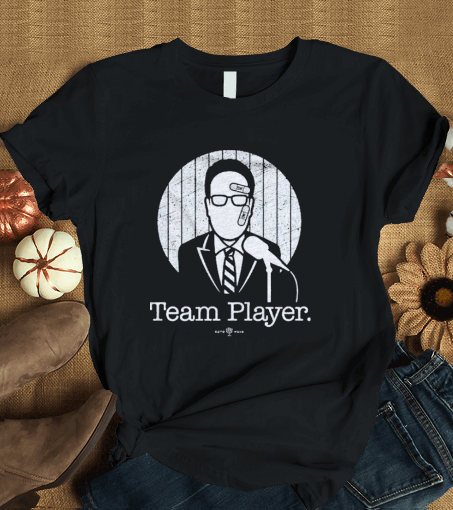 John Sterling Team Player Microphone Portrait Nestor Cortes T-Shirt