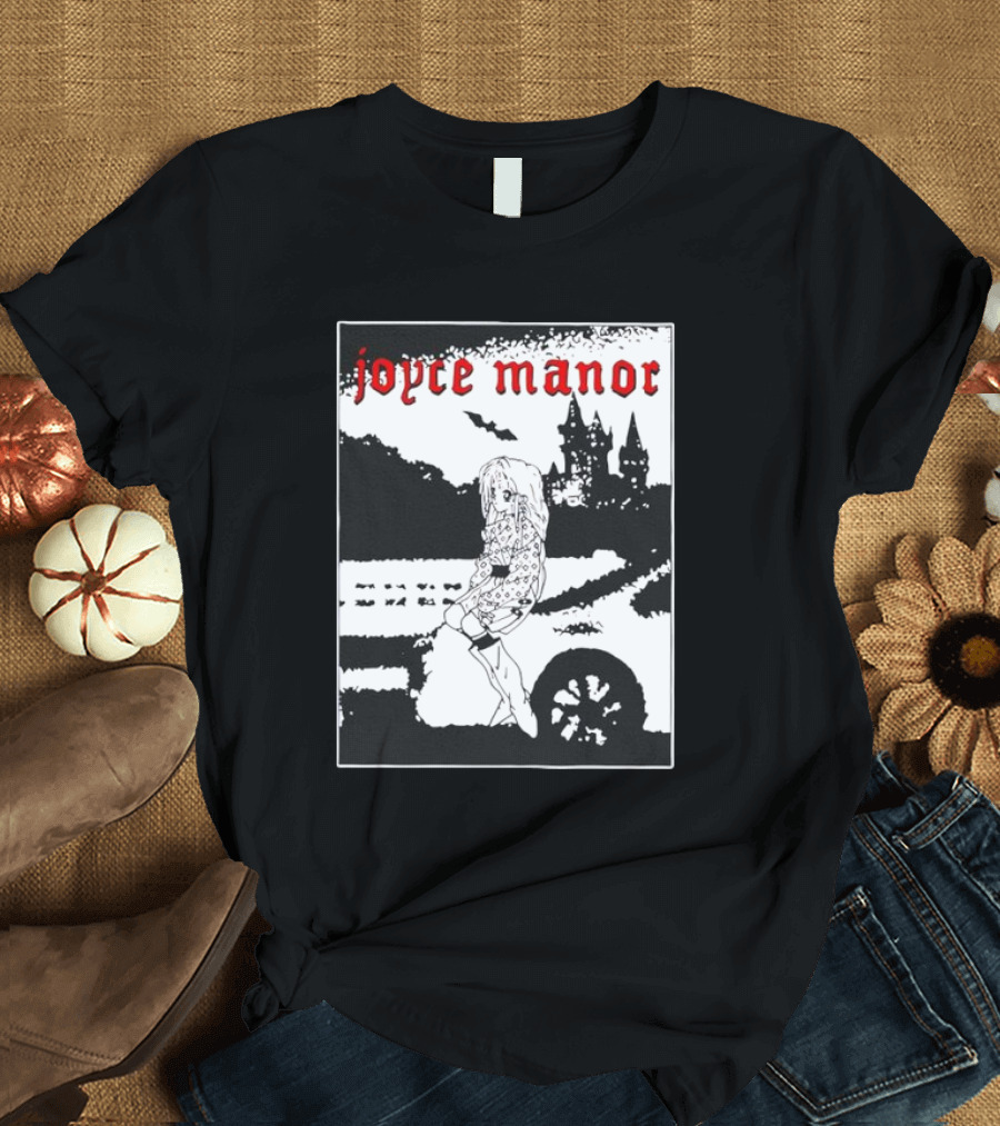 Joyce Manor Castle Anime Girl and Bat T-Shirt