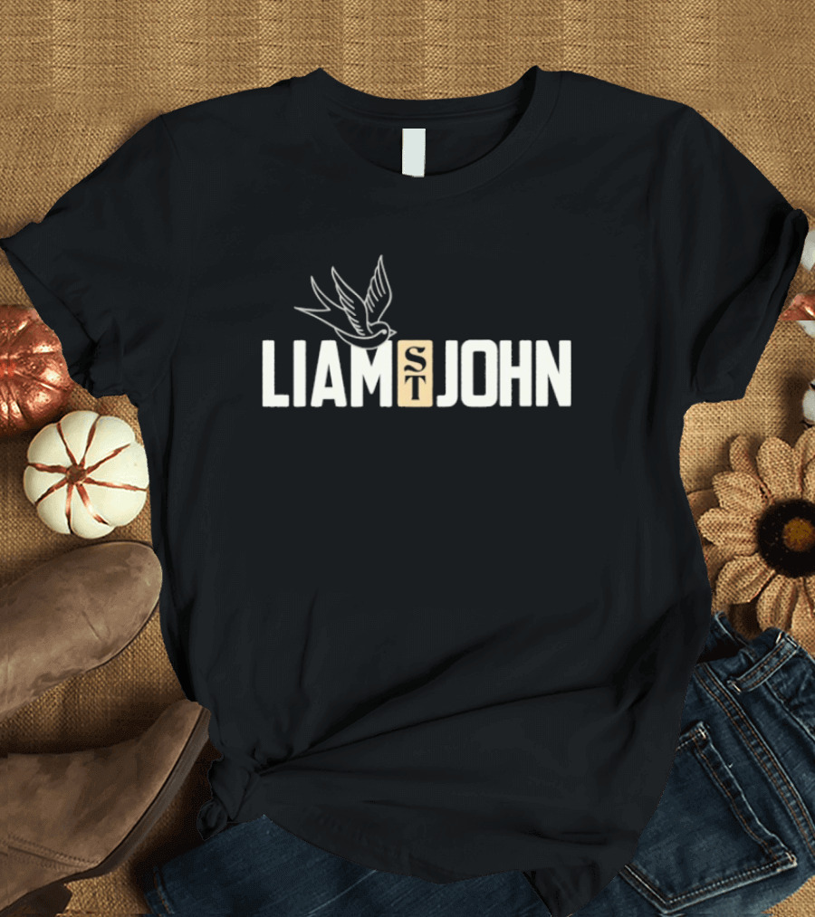 Liam St John Ride or Die Bird Motif Typography T-Shirt