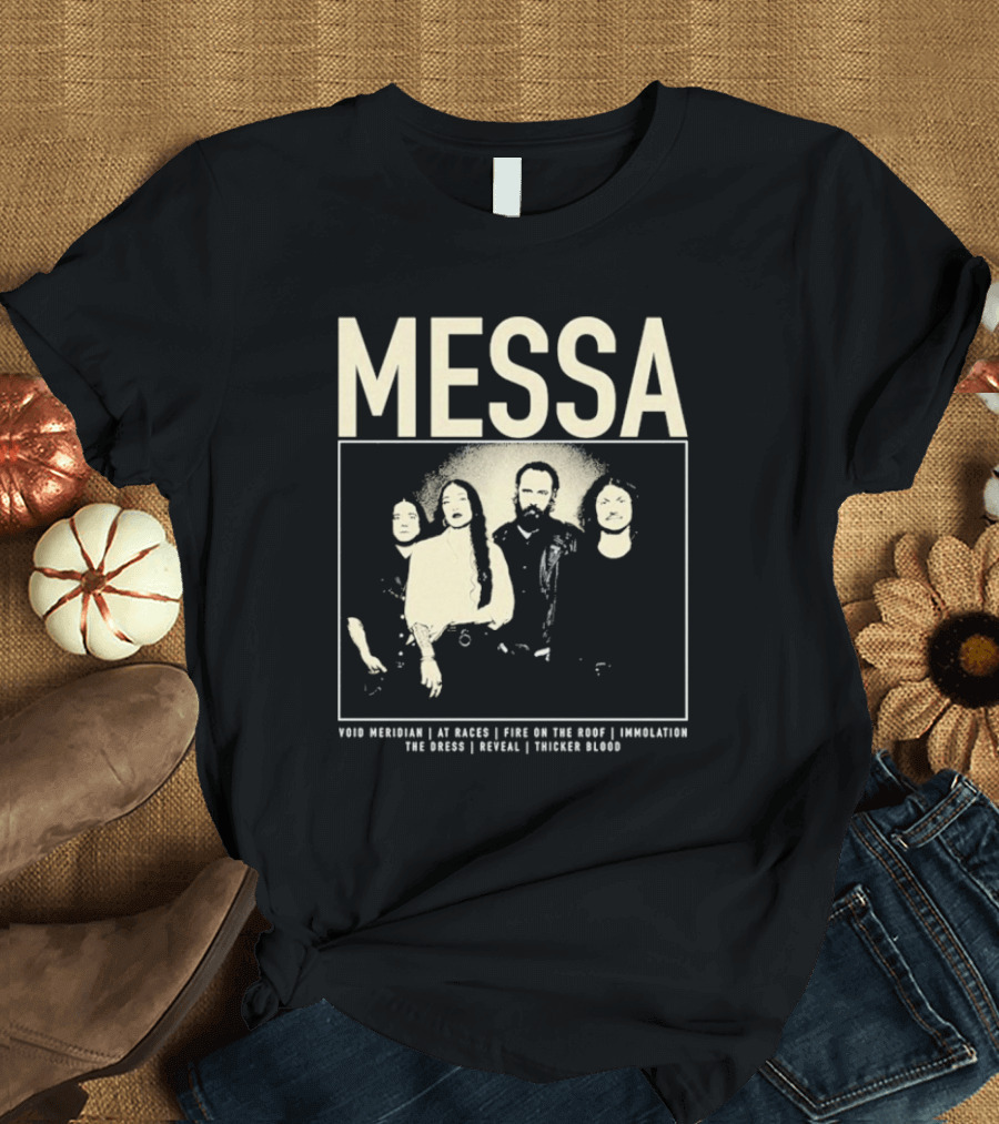 Messa Foxglove At Once Face on the Sand Unsolation The Drill I Dread Thicker Blood T-Shirt