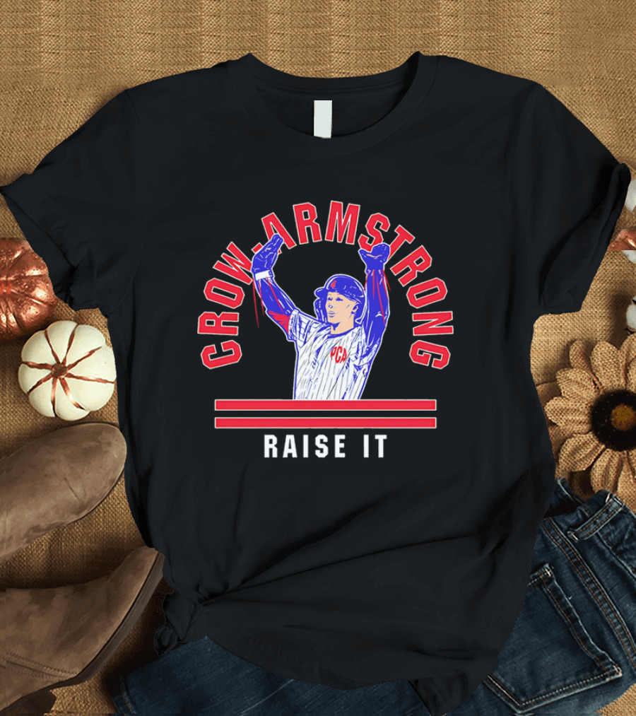 Crow-Armstrong PCA Raise It Baseball Victory Icon T-Shirt