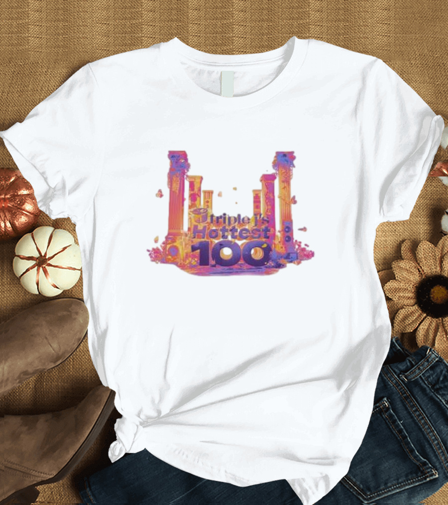 Triple J's Hottest 100 2024 White T-Shirt