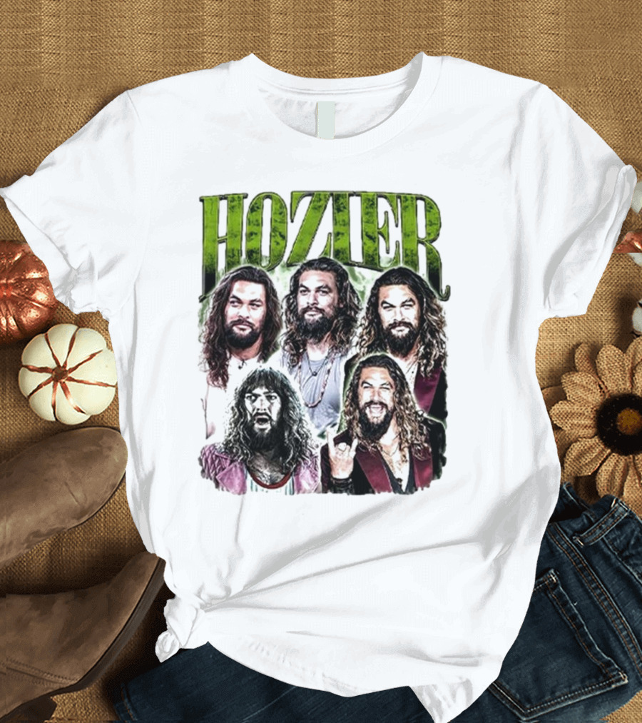 Hozier Jason Momoa Collage T-Shirt