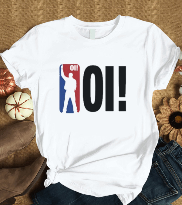 T-Shirt: I Think We're Gonna Be Okay Red Blue Silhouette T-Shirt I Think We're Gonna Be Okay Red Blue Silhouette T-Shirt