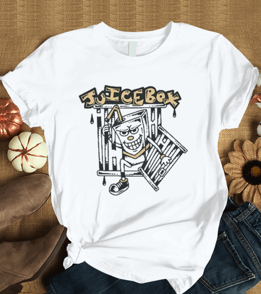 Juicebox Juiceman Doorway Drip Comic Art T-Shirt