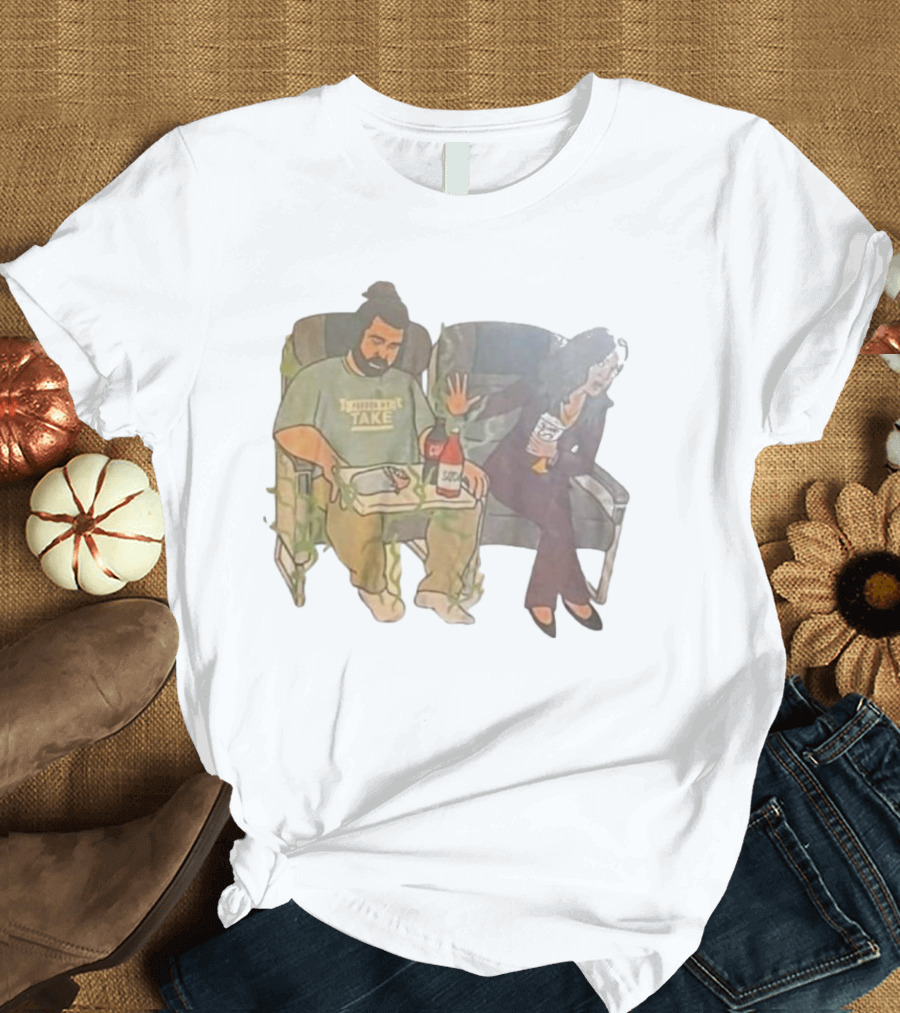 Max Sitting Next to Kamala Harris With Supreme Court Joe Cola T-Shirt