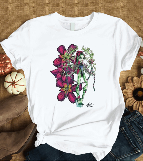 T-Shirt: Monster High Venus McFlytrap Lily Blossom Vines Fashion Style T-Shirt Monster High Venus McFlytrap Lily Blossom Vines Fashion Style T-Shirt