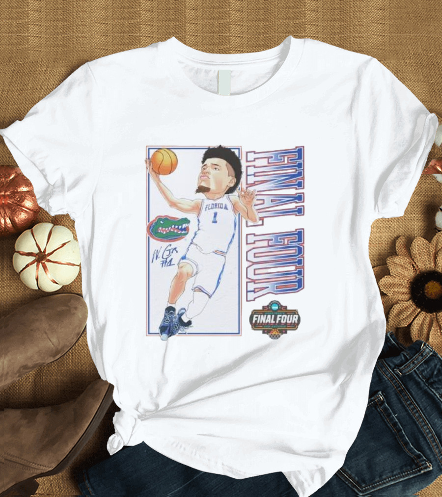 Montrell Johnson Jr Florida Gators Basketball Final Four Vintage T-Shirt