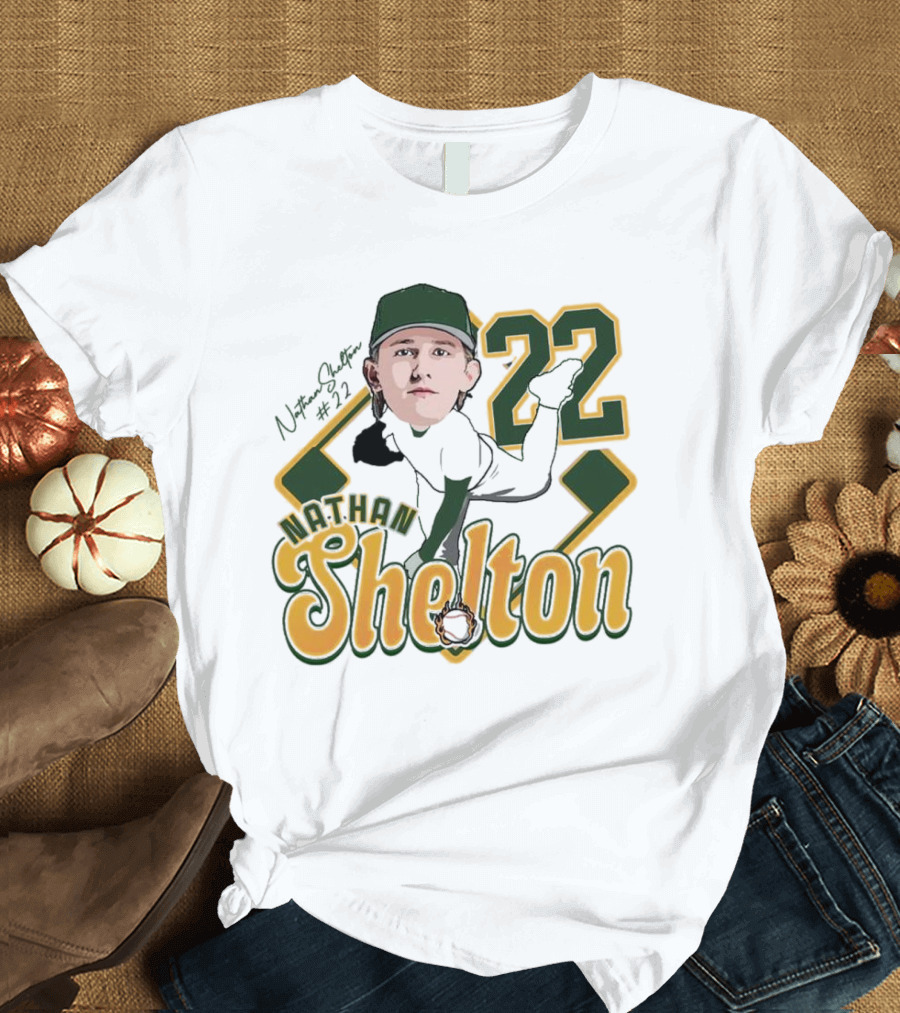 Nathan Shelton 22 Baseball Player 2025 T-Shirt