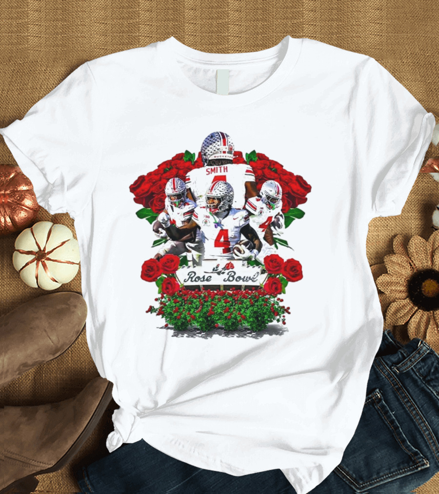 Ohio State Buckeyes Football Rose Bowl Champions 2025 Smith T-Shirt