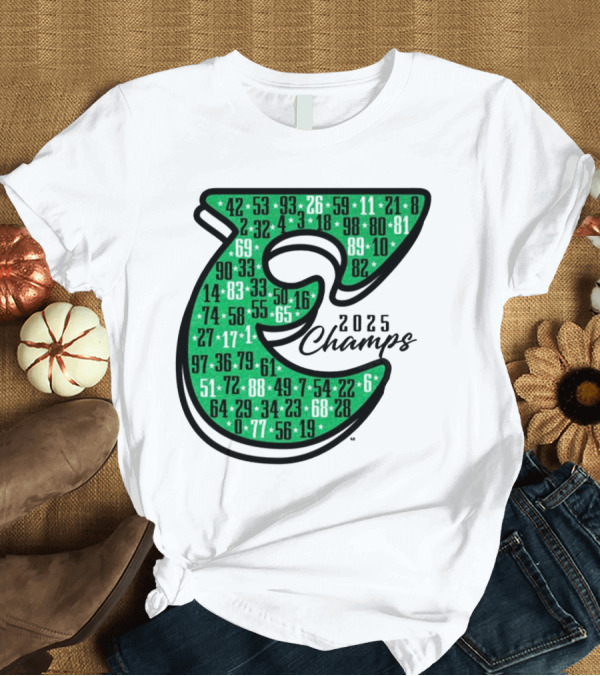 T-Shirt: Philadelphia E 2025 Champs Numbers Design T-Shirt Philadelphia E 2025 Champs Numbers Design T-Shirt