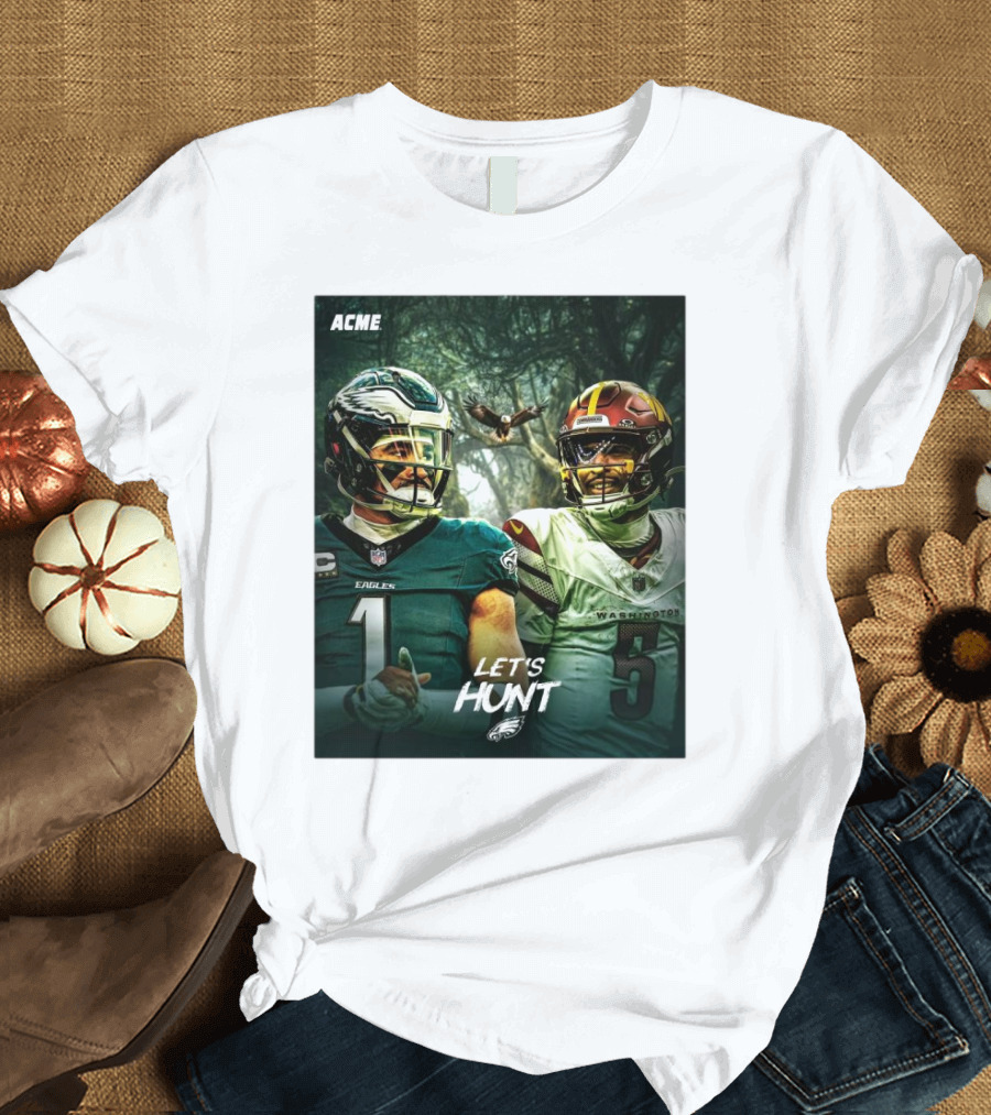 ACME Philadelphia Eagles vs Washington Commanders Let’s Hunt Championship Showdown T-Shirt