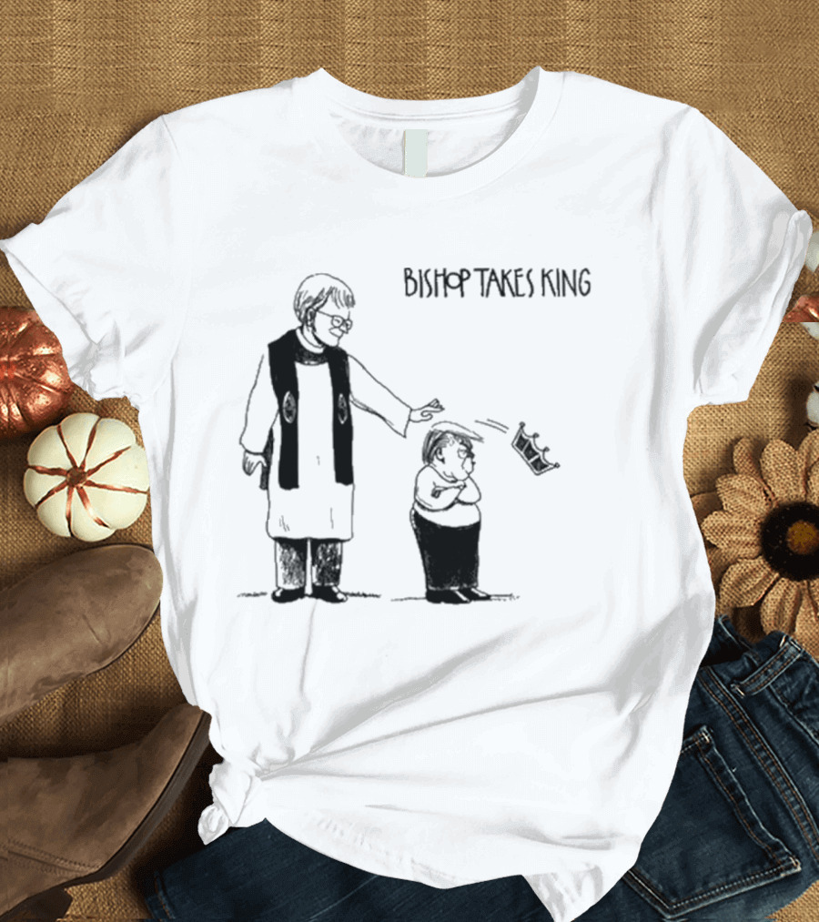 Republicans Against Maga Trump Chess Symbolism Bishop Takes King T-Shirt