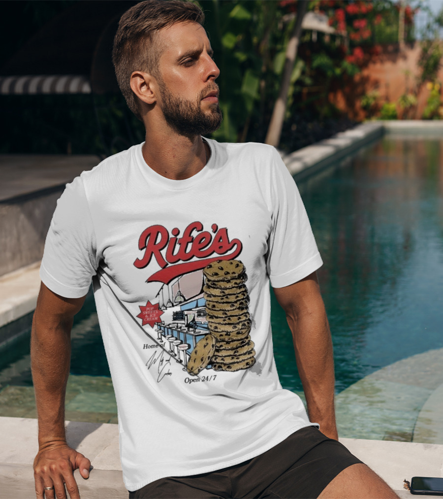 Rife's Diner 2025 Cookie Stack Retro Style T-Shirt