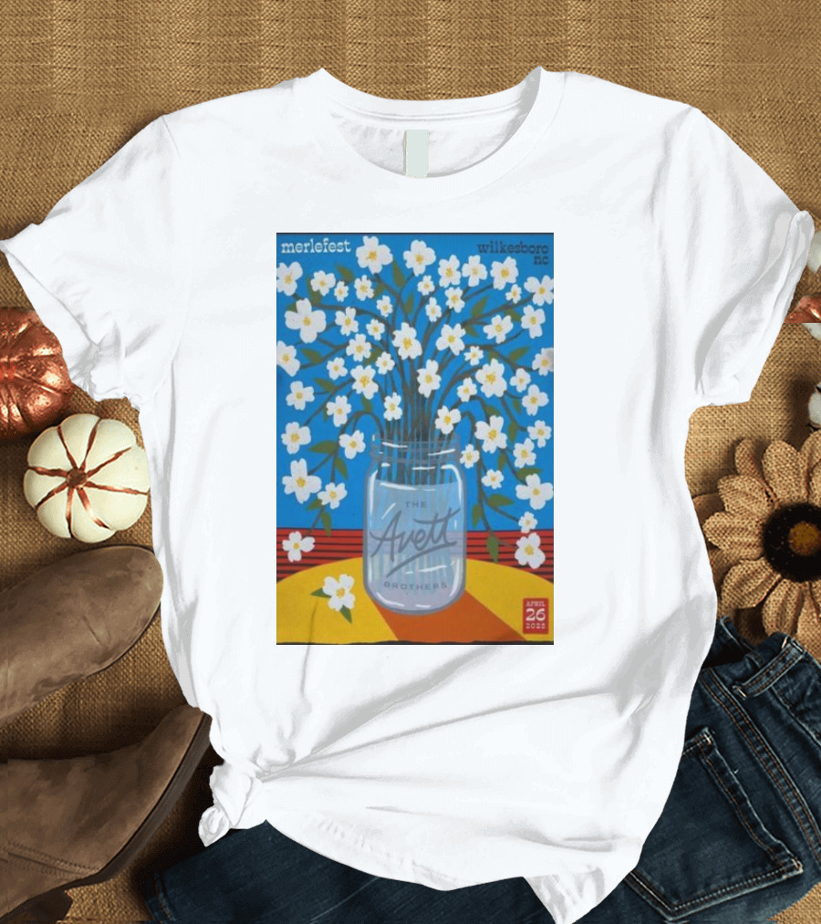 Merlefest Wilkesboro NC The Avett Brothers April 26 2025 T-Shirt