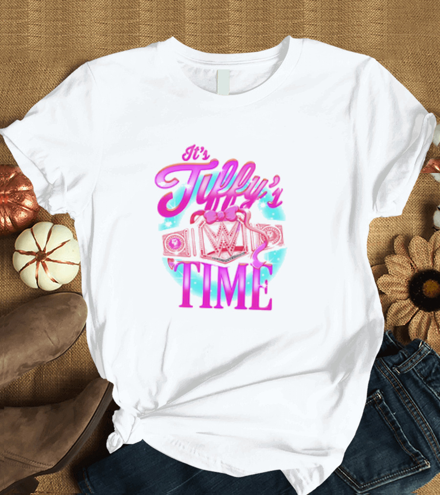 It's Tiffy's Time WWE Championship Belt T-Shirt