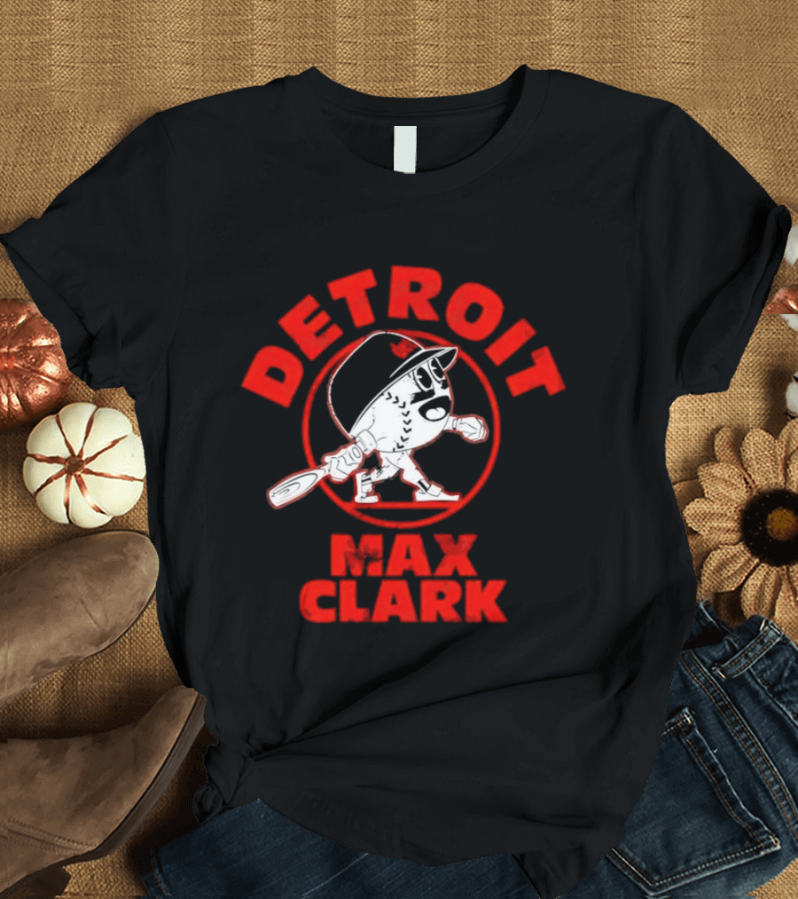 Detroit Tigers Max Clark Baseball Buddies T-Shirt