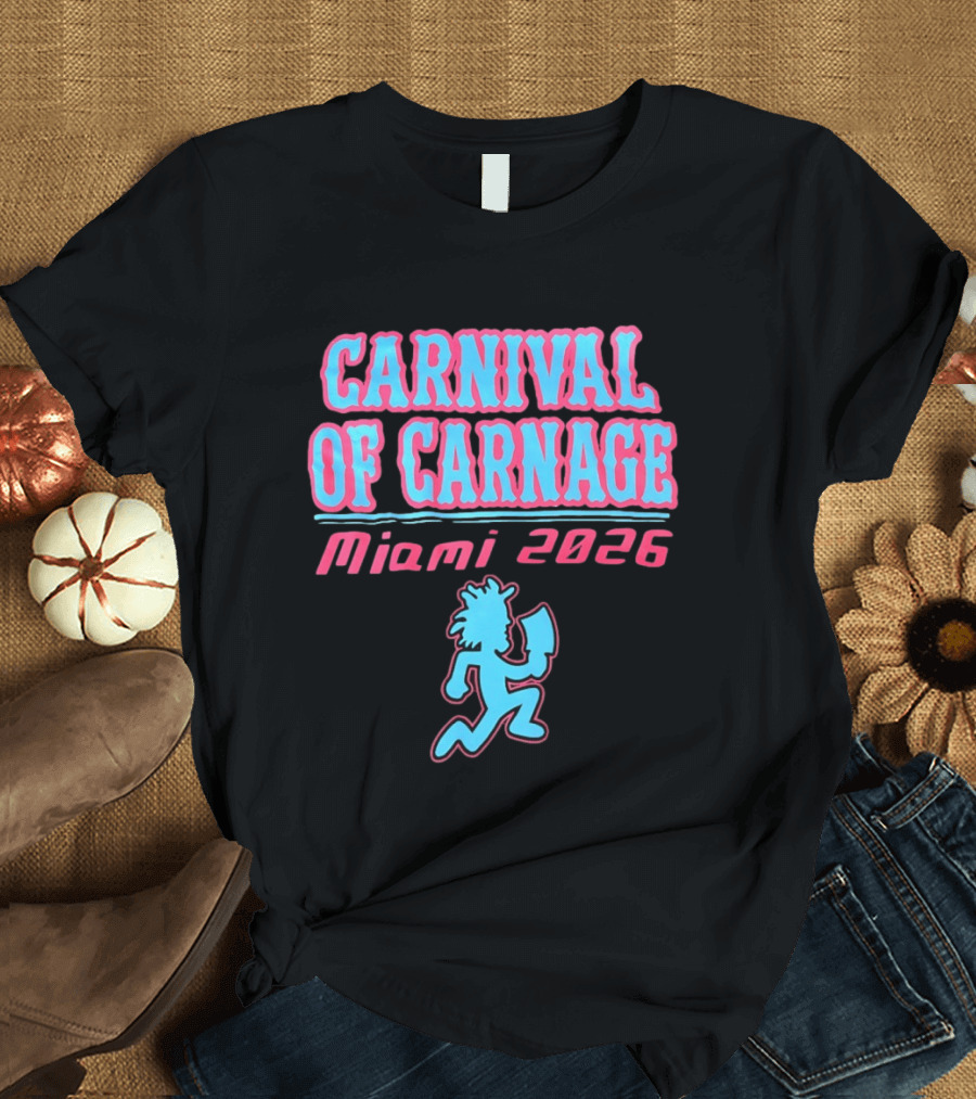 Carnival Of Carnage Miami 2026 Hatchet Man T-Shirt