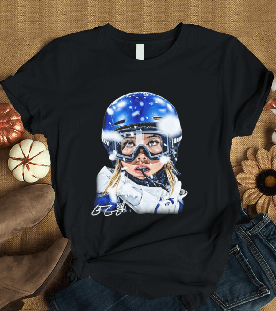Eileen Gu Aura Snowboard Oakley Goggles Winter Sports T-Shirt