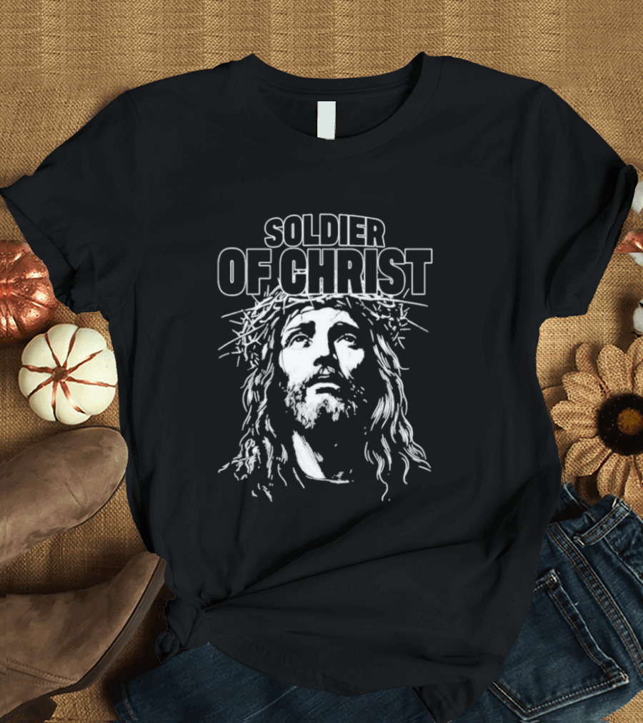 SOLDIER OF CHRIST DefiantLs Jesus Christ Crown Of Thorns T-Shirt