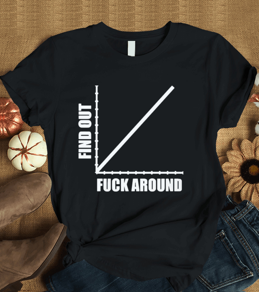 Find Out Fuck Around Graph FAFO T-Shirt
