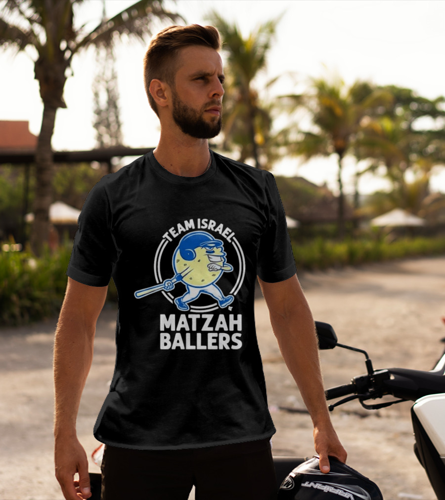 Team Israel Matzah Ballers Garrett Stubbs T-Shirt