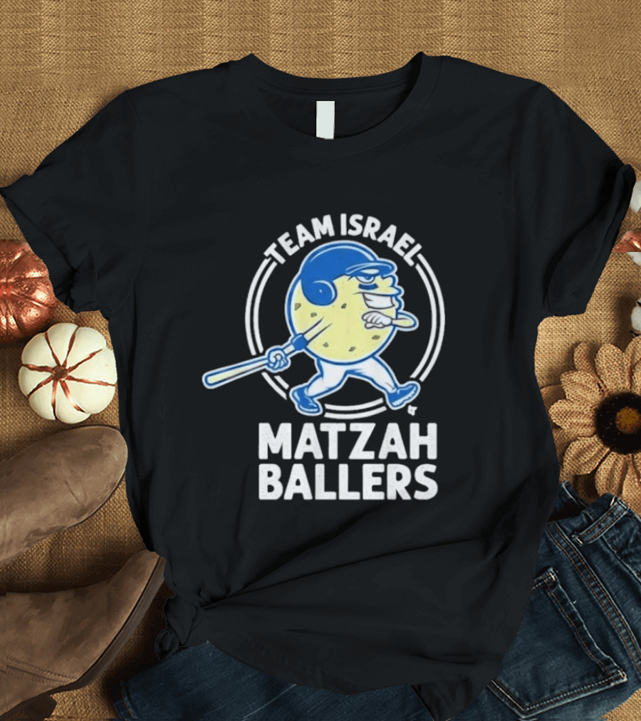 Team Israel Matzah Ballers Garrett Stubbs T-Shirt
