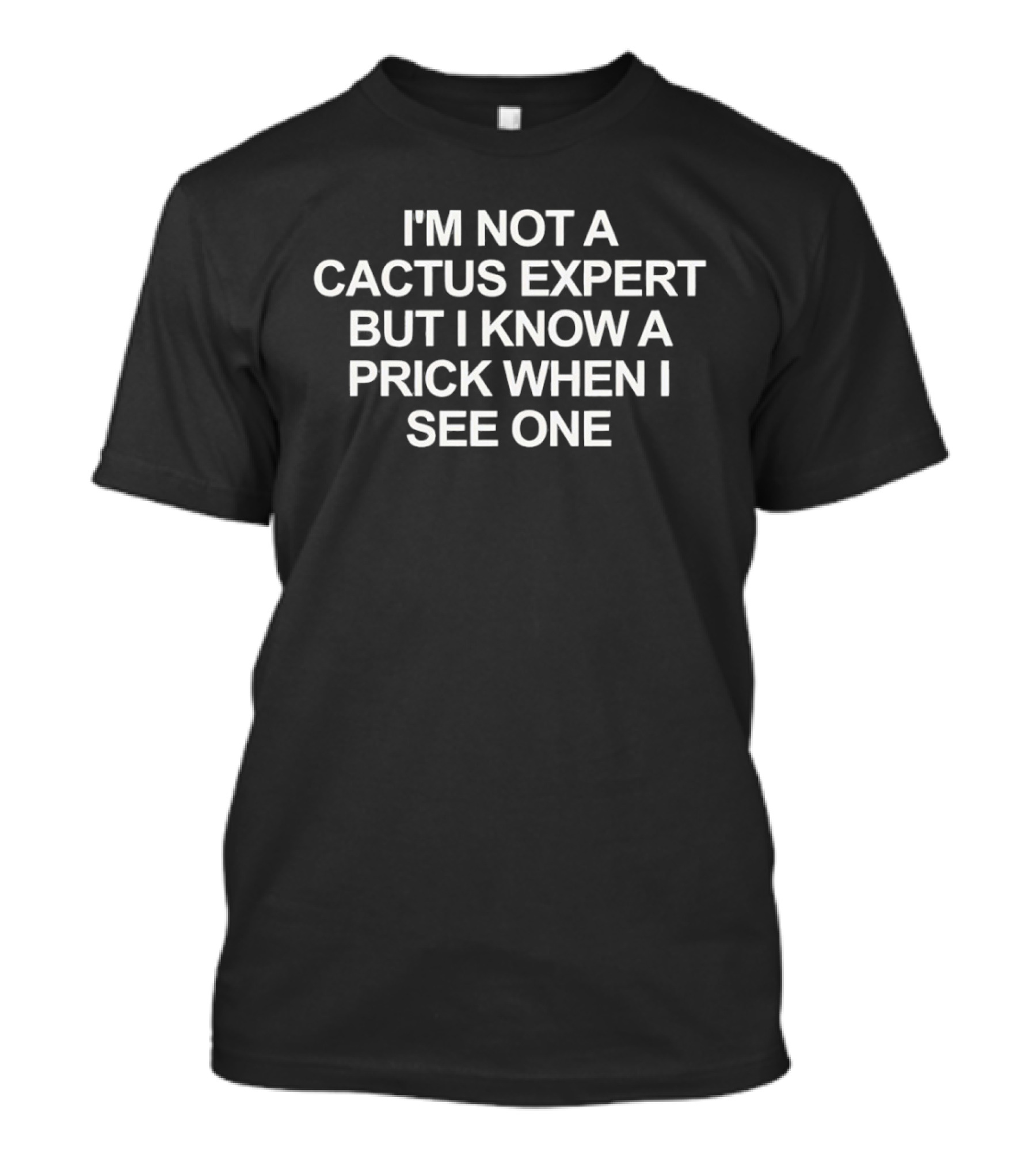 I'm Not A Cactus Expert But I Know A Prick When I See One T-Shirt