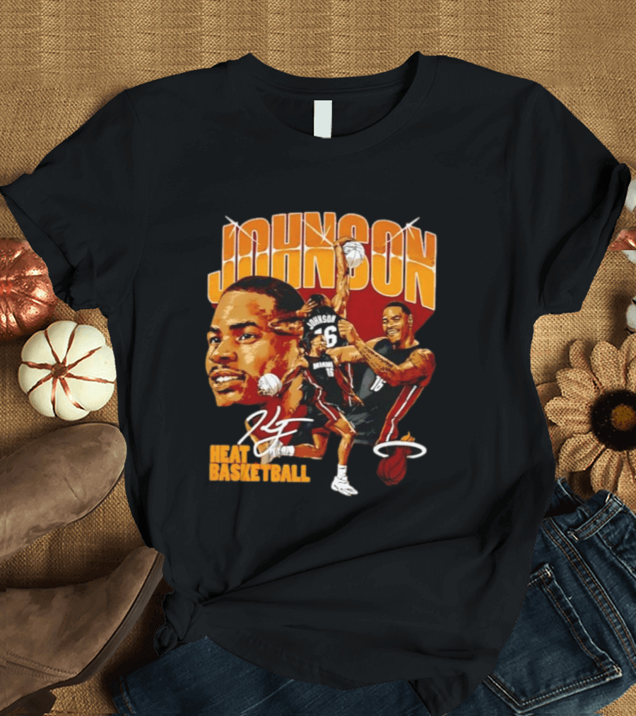 Johnson Heat Basketball Keyonte Johnson Miami 16 T-Shirt