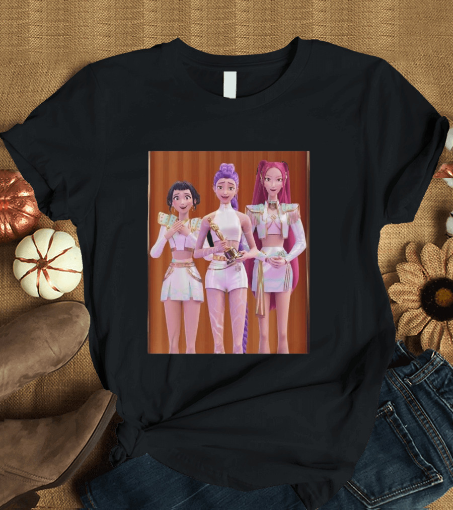 K Pop Demon Hunters Animated Feature Film Oscar Winners T-Shirt