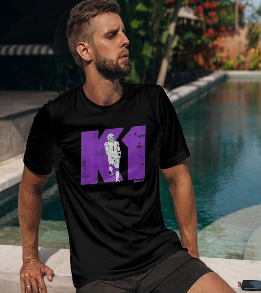 Kyler Murray K1 Purple Football Minnesota Player T-Shirt