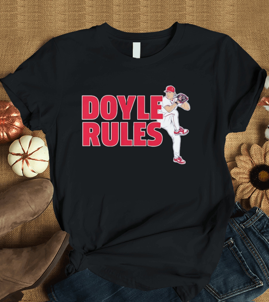 Doyle Rules St Louis Cardinals Pitcher Action T-Shirt
