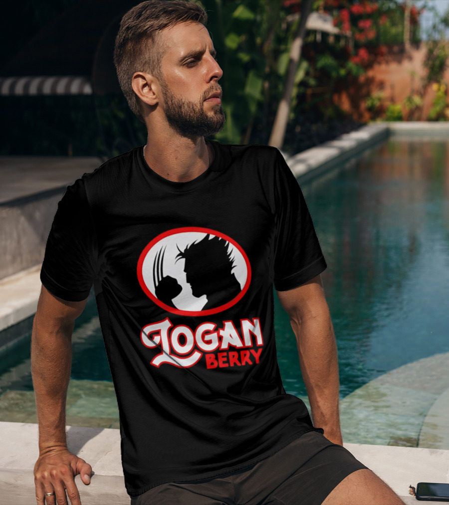 Logan Berry Marvel Wolverine Silhouette Claw T-Shirt