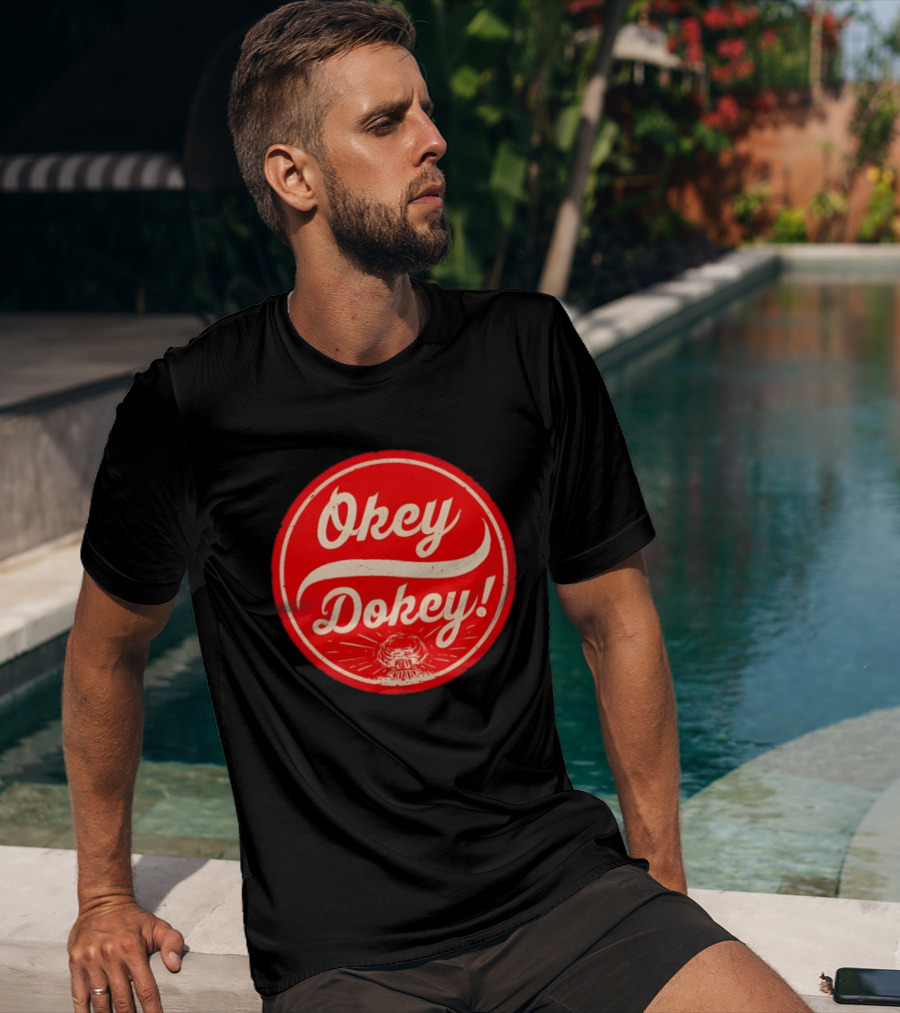 Okey Dokey The Last Drink Red Circle T-Shirt