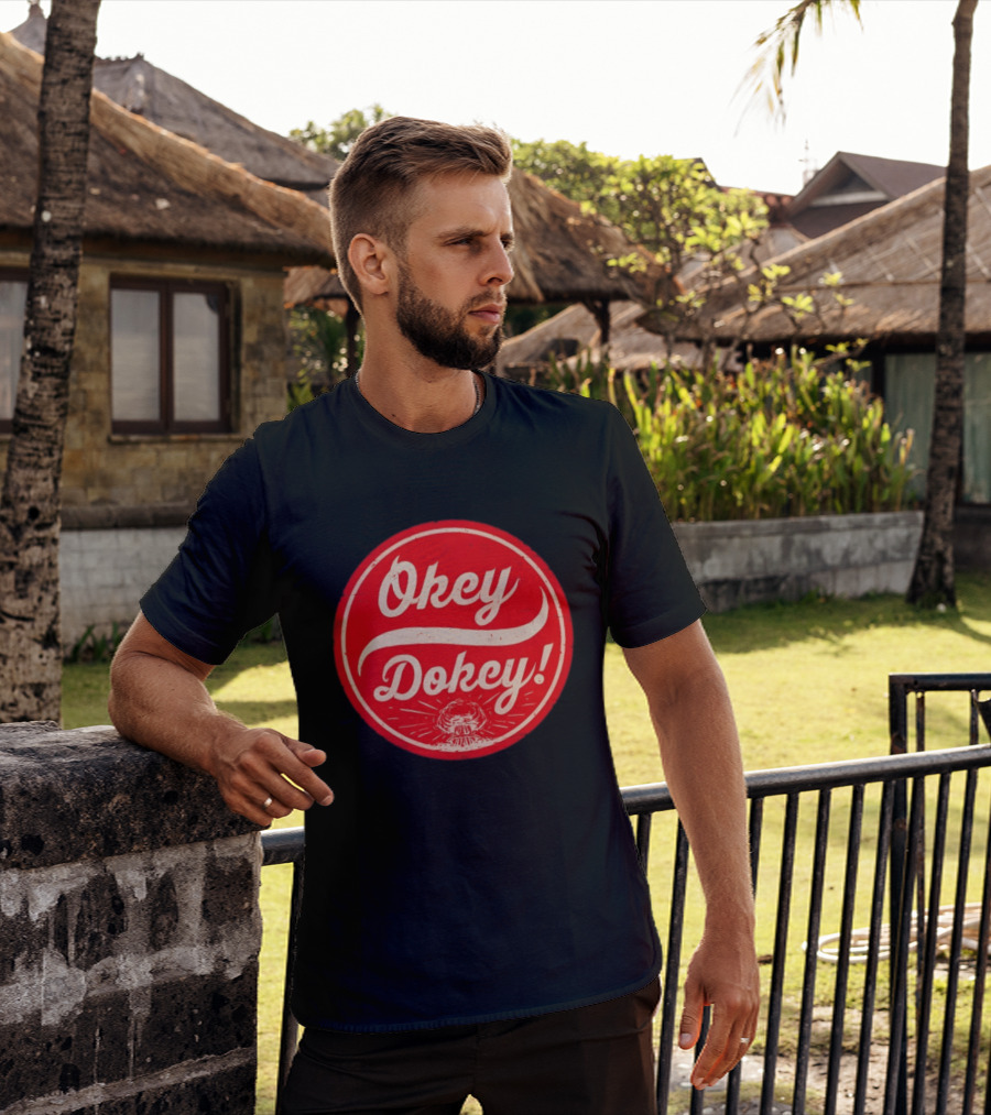 Okey Dokey The Last Drink Red Circle T-Shirt