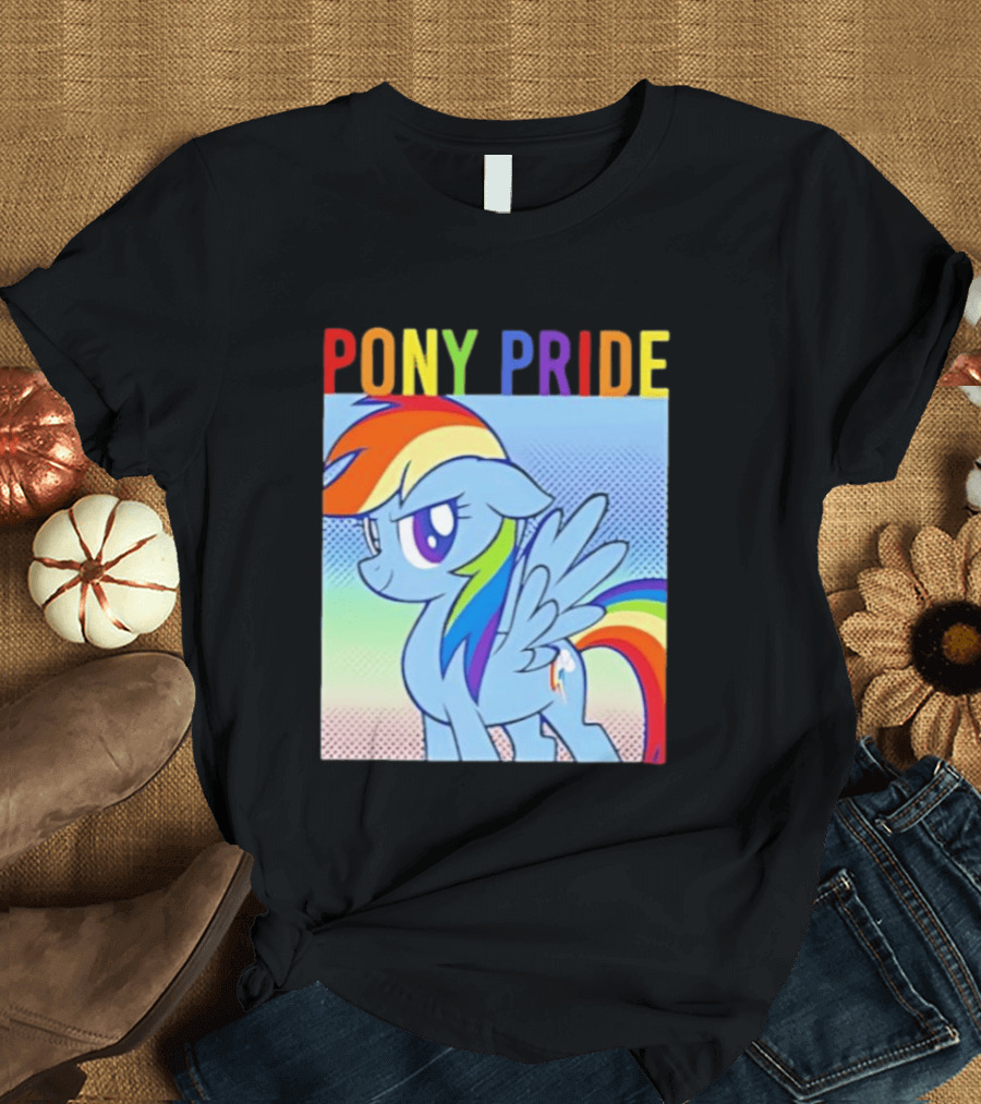 Rainbow Dash Pony Pride My Little Pony Rainbow T-Shirt