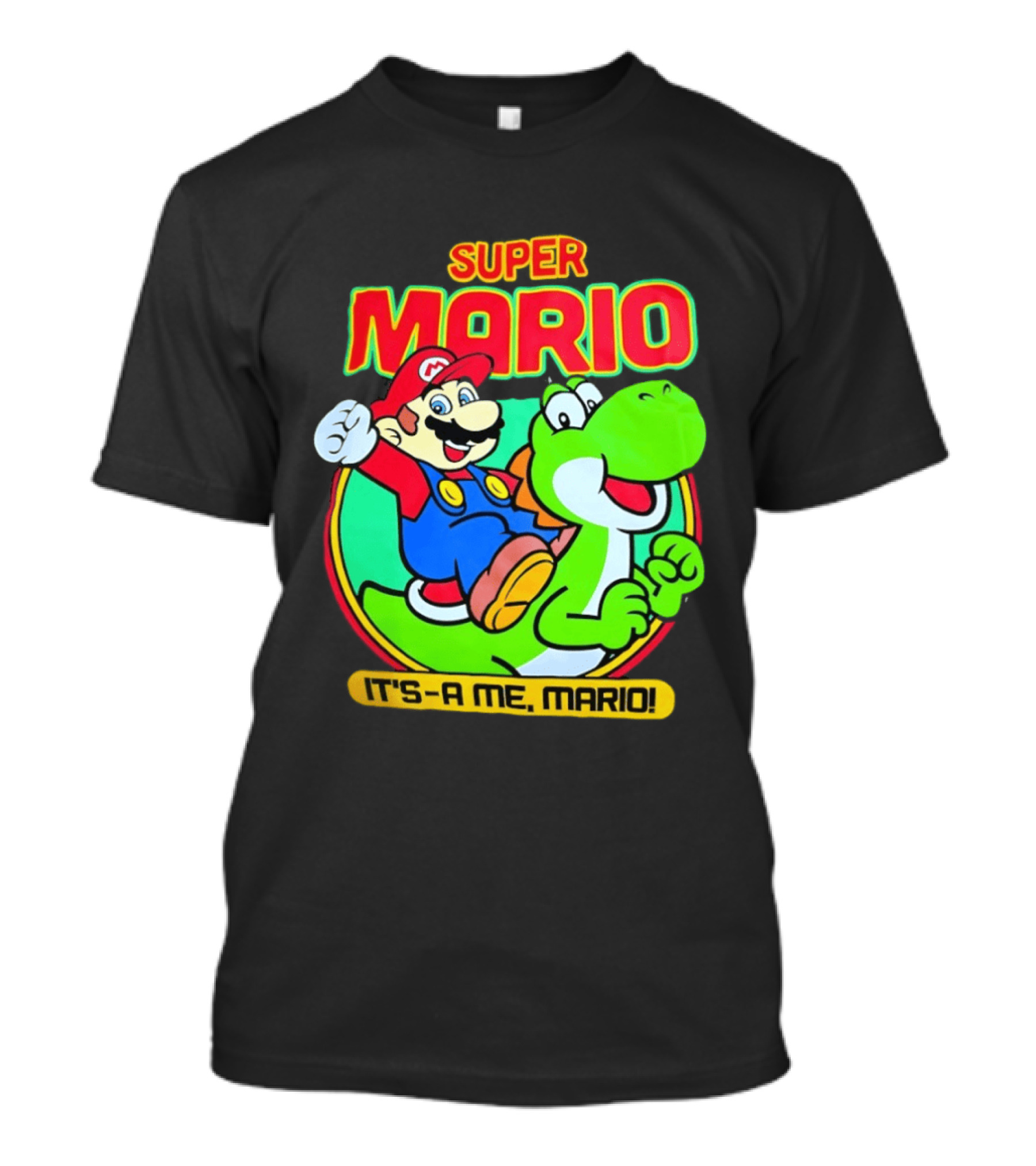Super Mario Yoshi It's A Me Mario Nostalgic Adventure T-Shirt