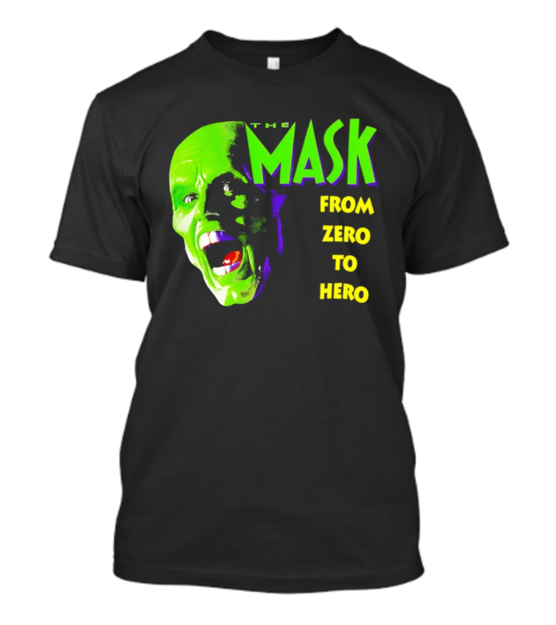 The Mask Movie From Zero To Hero Face T-Shirt