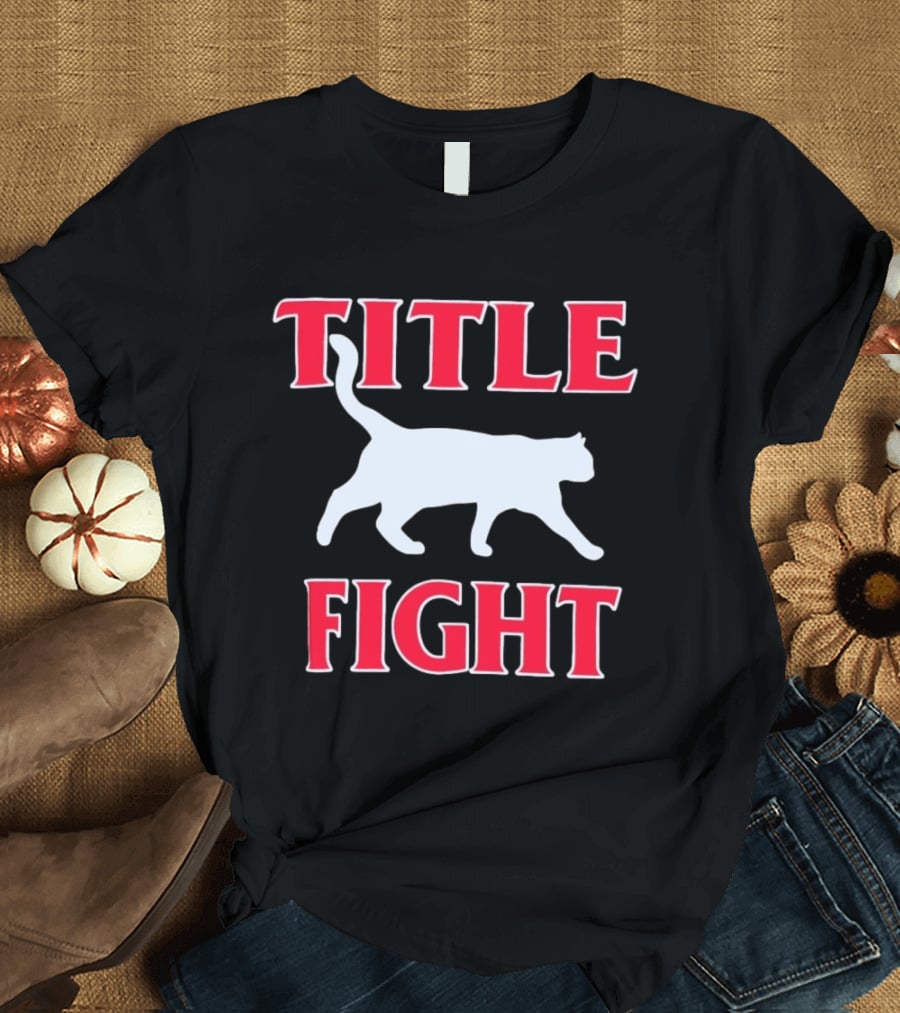 Title Fight Cat Silhouette Stray Rats Fanmade T-Shirt